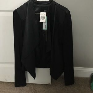 New faux suede-leather jacket